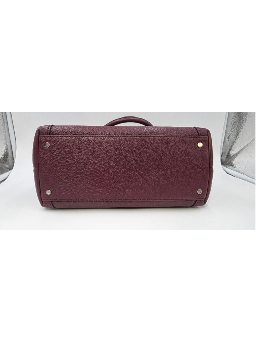 Kate Spade Jackson Deep Cherrywood Satchel Purse with matching Wallet - Picture 12 of 16